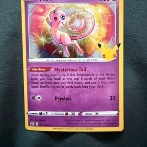 Mew Pokémon Card